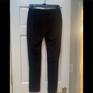 Baci leggings 1/2 ponti 1/2 vegan leather -large